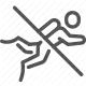 diving, no diving, sports, swimmer, swimming, underwater, water icon