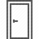 architecture, building, door, entrance, exit icon