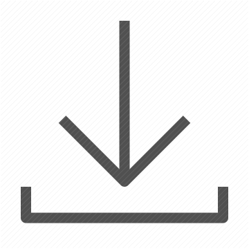 transfer, arrow, storage, save, file, download, downward