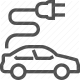 charging, electric, electric car, plug, sustainable, transportation, vehicle icon