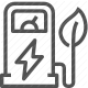 charging station, eco-friendly, electricity, electric vehicle, ev charger, sustainable energy, transportation icon