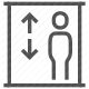 accessibility, building, elevator, lift, movement, transportation, vertical icon