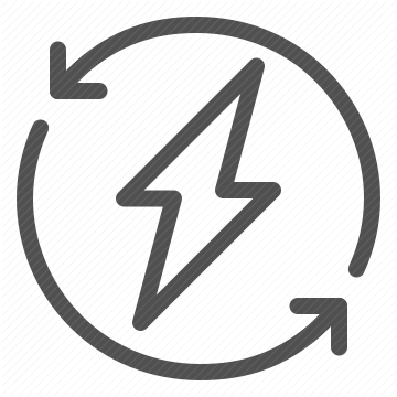 cycle, electricity, power, energy, sustainable, bolt, renewable