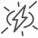 bolt, charge, electricity, energy, high voltage, lightning, power icon