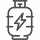 energy, gas, energy storage, gas cylinder, storage, fuel icon