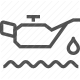 engine oil, low level, lubricant, maintenance, vehicle dashboard icon