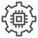 cogwheel, engineering, gear, industrial, mechanical, settings, technology icon