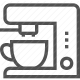 beverage, cafe, coffee, coffee maker, espresso, espresso machine, kitchen appliance icon