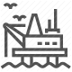 chimney, factory, industrial, manufacturing, pollution, production, smokestack icon