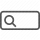 find, look up, magnifying glass, search, input, search field icon