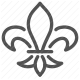 emblem, fleur-de-lis, french, heraldry, medieval, nobility icon