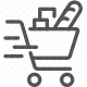 delivery service, food delivery, groceries, meal, online order, shopping cart, takeaway icon