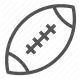 american football, athletics, ball, football, game, rugby, sports equipment icon