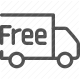 delivery, delivery truck, ecommerce, free service, free shipping, online shopping, shipping icon