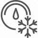 cold, cooling, freezer, fridge, refrigeration, snowflake, temperature icon