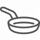 cooking, cookware, frying pan, kitchen, pan, skillet, utensil icon