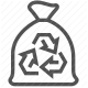 bag, disposal, environment, garbage, recycle, reuse, waste icon