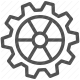 cog, cogwheel, engineering, gear, machinery, mechanical, settings icon