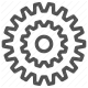 cogwheel, engineering, gear, machinery, mechanical, settings, technology icon