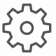 cogwheel, engineering, gear, industrial, machinery, mechanical, settings icon