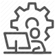 cogwheel, engineering, gear, machine, mechanism, settings, technology icon