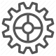 cogwheel, engineering, gear, machine, mechanism, settings, technology icon