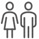 gender, female, male, restroom, sign, toilet, equality, bathroom, symbol, public icon