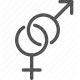 androgynous, equality, female, gender, male, unisex icon