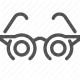 eyeglasses, eyewear, glasses, optometry, sight, spectacles, vision icon