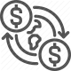 currency exchange, economic globalization, financial transactions, foreign exchange, global trade, international finance, money transfer icon