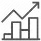 analytics, chart, data, graph, growth, statistics, trend icon