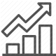 analytics, business, chart, graph, growth, statistics, trend icon