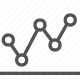 analysis, chart, data, graph, line, statistics, trend icon