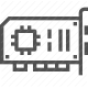 component, computer, GPU, graphics card, hardware, PC, video card icon