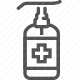 antibacterial, cleanliness, disinfectant, hand sanitizer, handwashing, health, hygiene icon