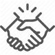 agreement, collaboration, deal, handshake, partnership, service, trust icon