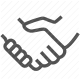 agreement, collaboration, deal, finance, handshake, partnership, trust icon