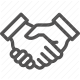 agreement, collaboration, deal, handshake, partnership icon