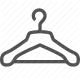 clothing, dress, fashion, hanger, hook, storage, wardrobe icon