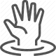 assistance, guide, hand, help, information, service, support icon