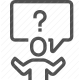 assistance, faq, help, information, inquiry, question, support icon