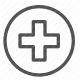 clinic, cross, emergency, first aid, healthcare, hospital, medical icon