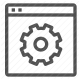 cogwheel, configuration, hosting, internet, server, settings icon