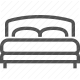 accommodation, bed, hotel, lodging, reservation, tourism, travel icon