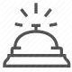 bell, check-in, concierge, hospitality, hotel, reception, service icon