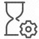 clock, countdown, hourglass, management, sand timer, time, timer icon