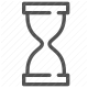 countdown, hourglass, measurement, passage, sand, time, timer icon