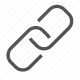 attachment, chain, connect, hyperlink, link, reference, text editing icon