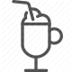 beverage, cafe, coffee, cold drink, iced coffee icon