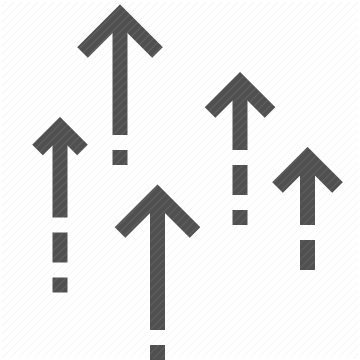 growth, upward, arrows, increase, decrease, downward, reduction